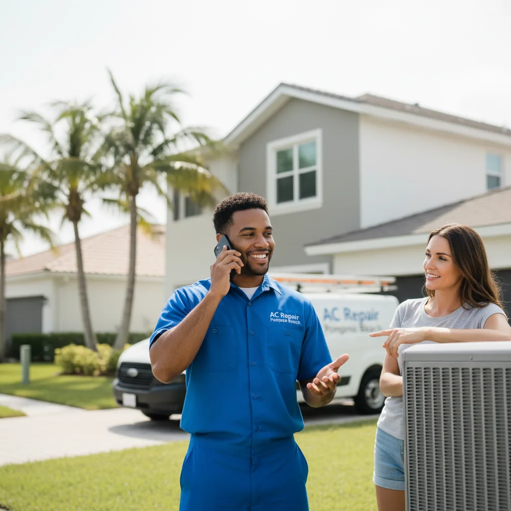 AC Repair Pompano Beach customer support in Sod